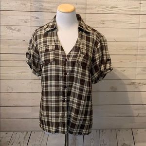 Plaid Button Up